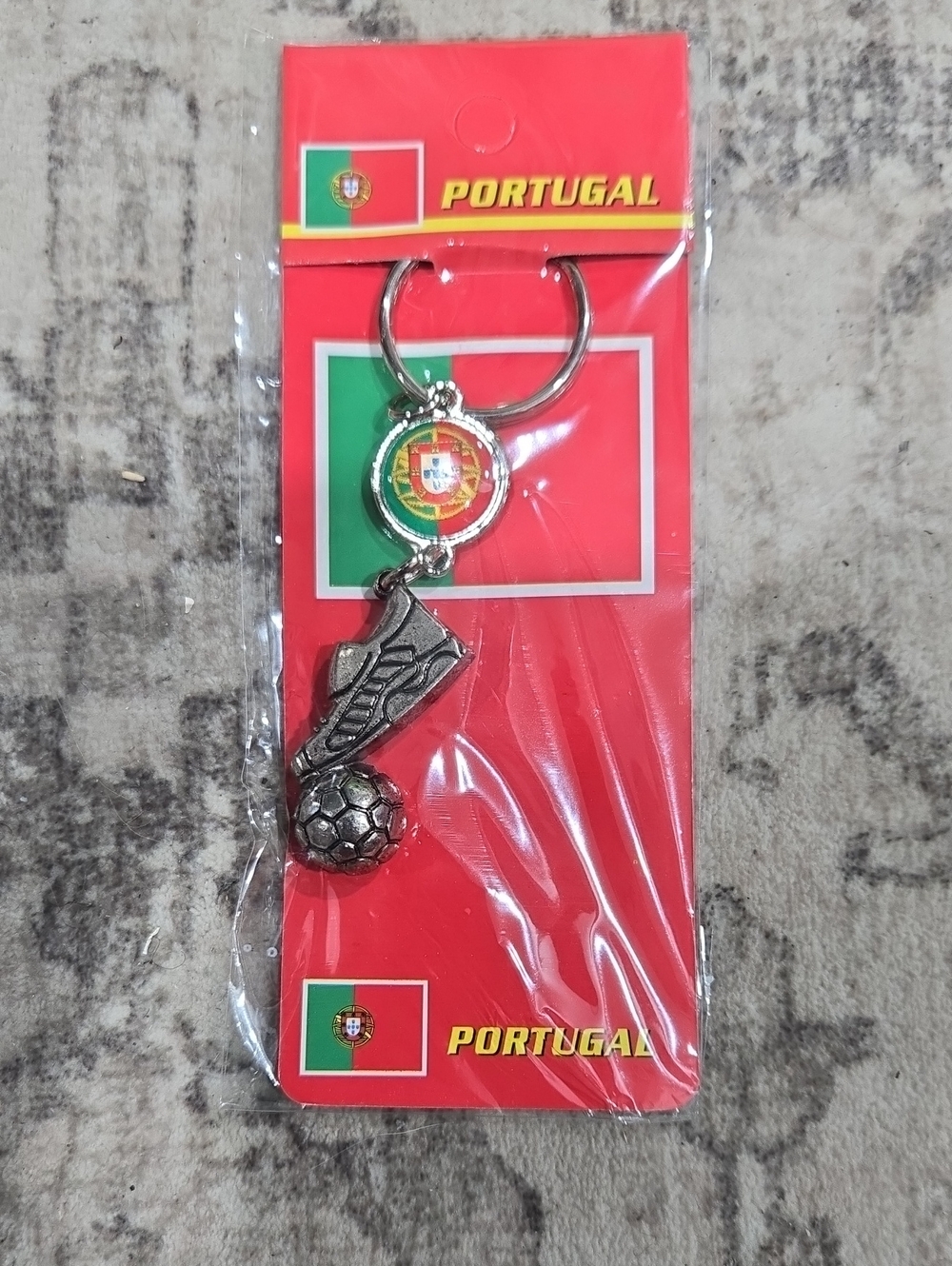 Portugal Soccer Keychain - Red Packaging